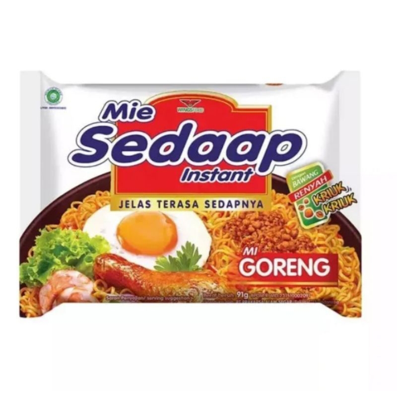 

Mie Sedap instan goreng rasa sapi panggang