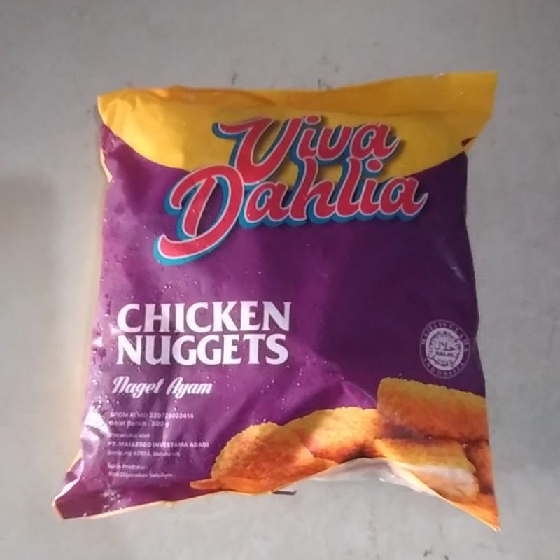 

Chicken nugget viva dahlia 500gr dan 1000gr