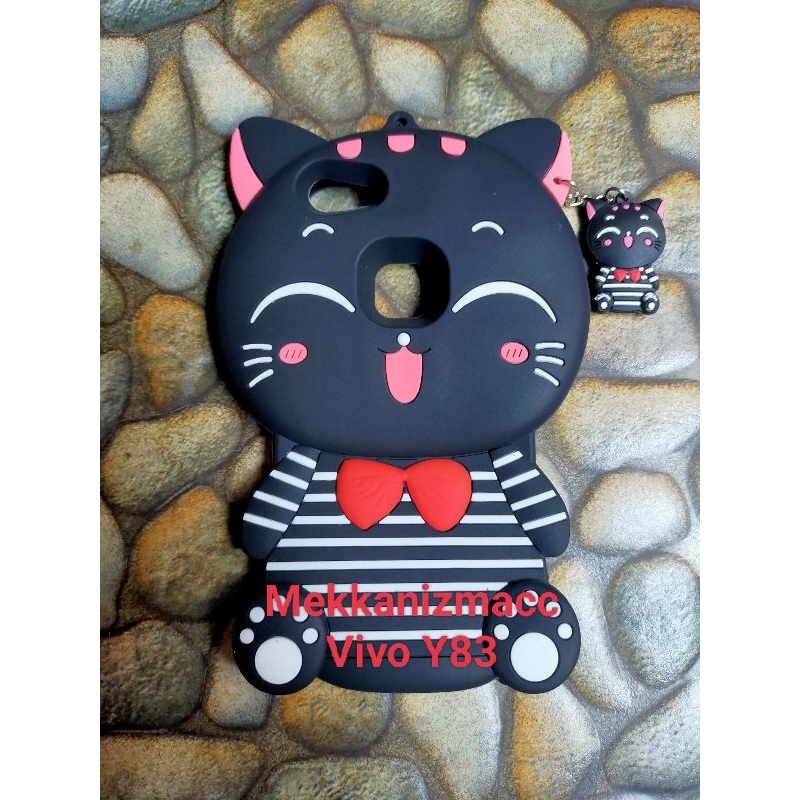 Case Boneka Vivo Y83 Karakter Softcase 3D Case Silicon 4D