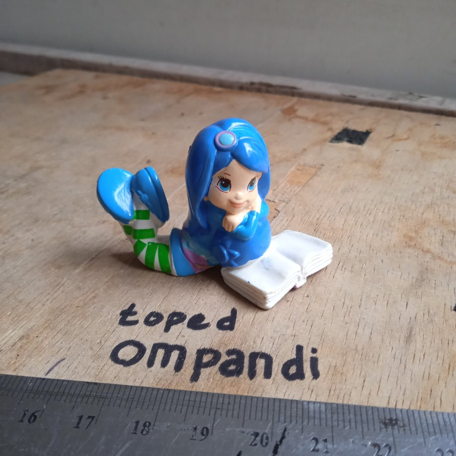 TERLENGKAP Mainan figure figure strawberry shortcake biru SESUAI GAMBAR PAJANGAN