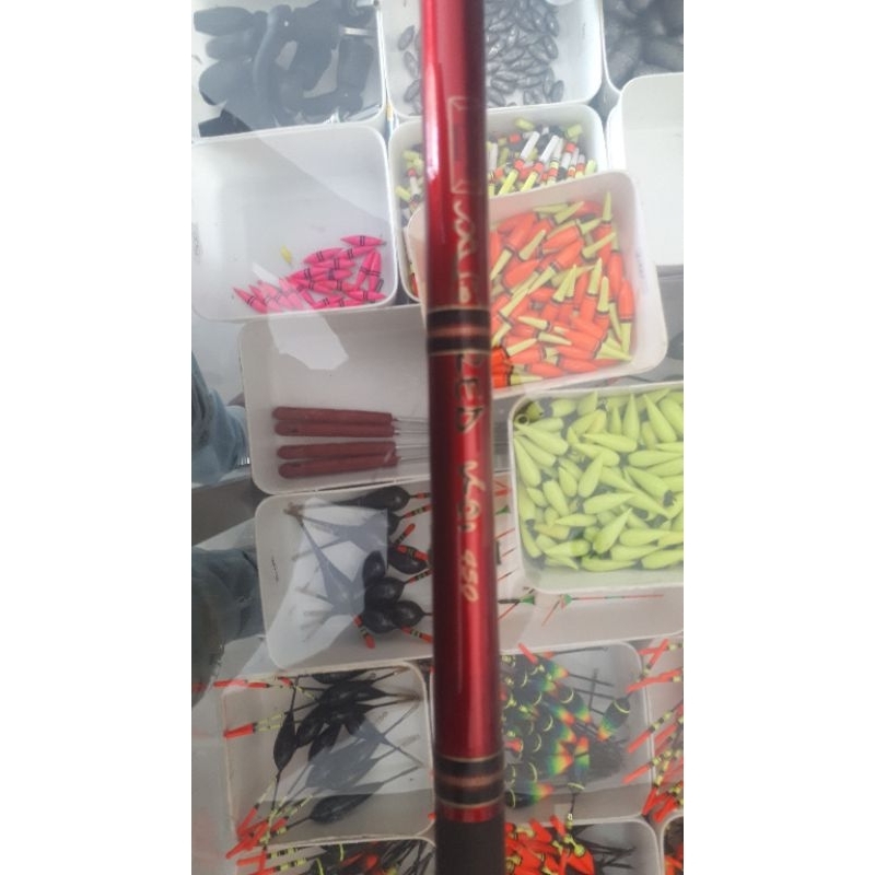 Joran Tegek Tongkat Pancing Kolong Red Koi Iguruai