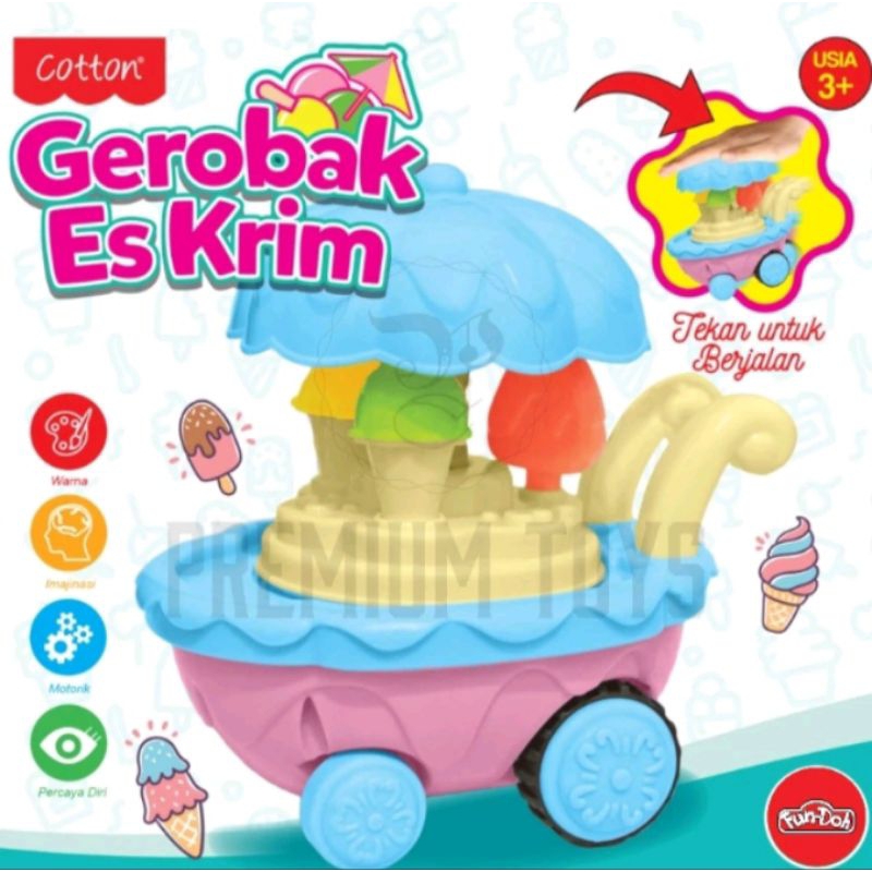Mainan gerobak es krim
