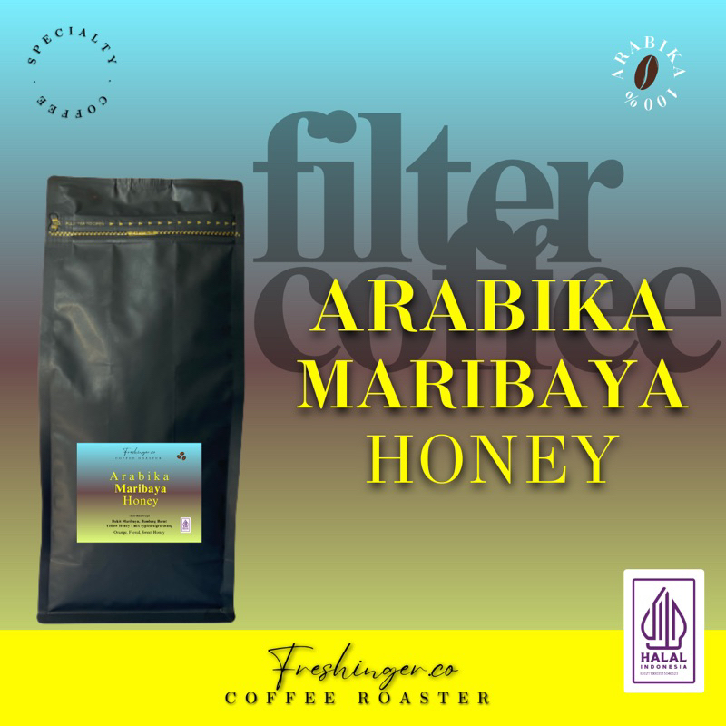 

KOPI ARABIKA YELLOW HONEY MARIBAYA WEST JAVA 200gram