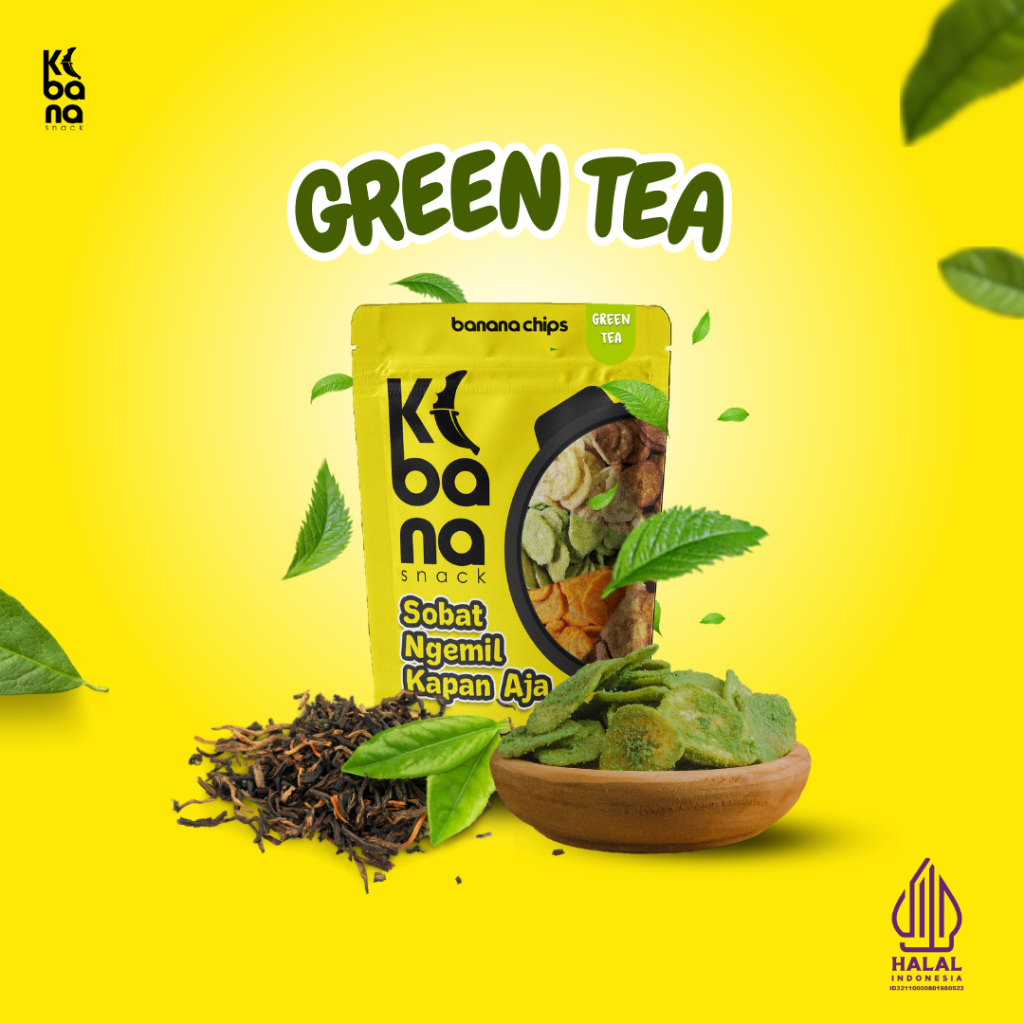 

Keripik Pisang Green Tea Kibana Snack Ga Nusuk Di Gigi 85Gr