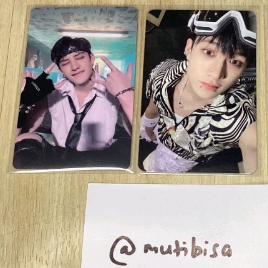 [TAKE ALL] Bangchan superboard lucky draw ld r2 Stray Kids Photocard Official poca pc kertas ganteng