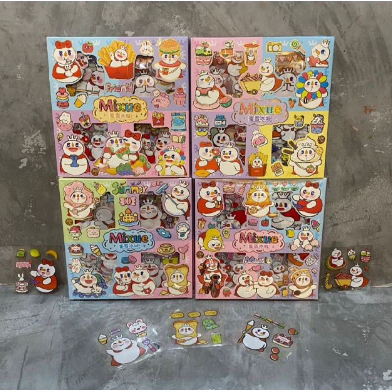 

STICKER MIXUE / BARBIE BESAR VIRAL ISI 100PC