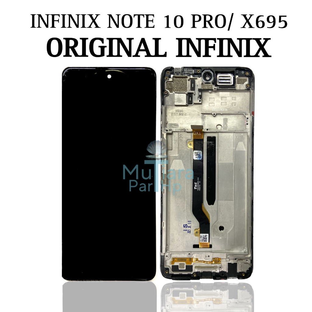 ORIGINAL INFINIX LCD Touchscreen + Frame Infinix Note 10 Pro / X695