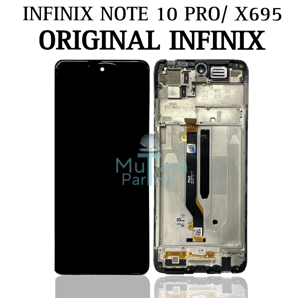 ORIGINAL INFINIX LCD Touchscreen + Frame Infinix Note 10 Pro / X695