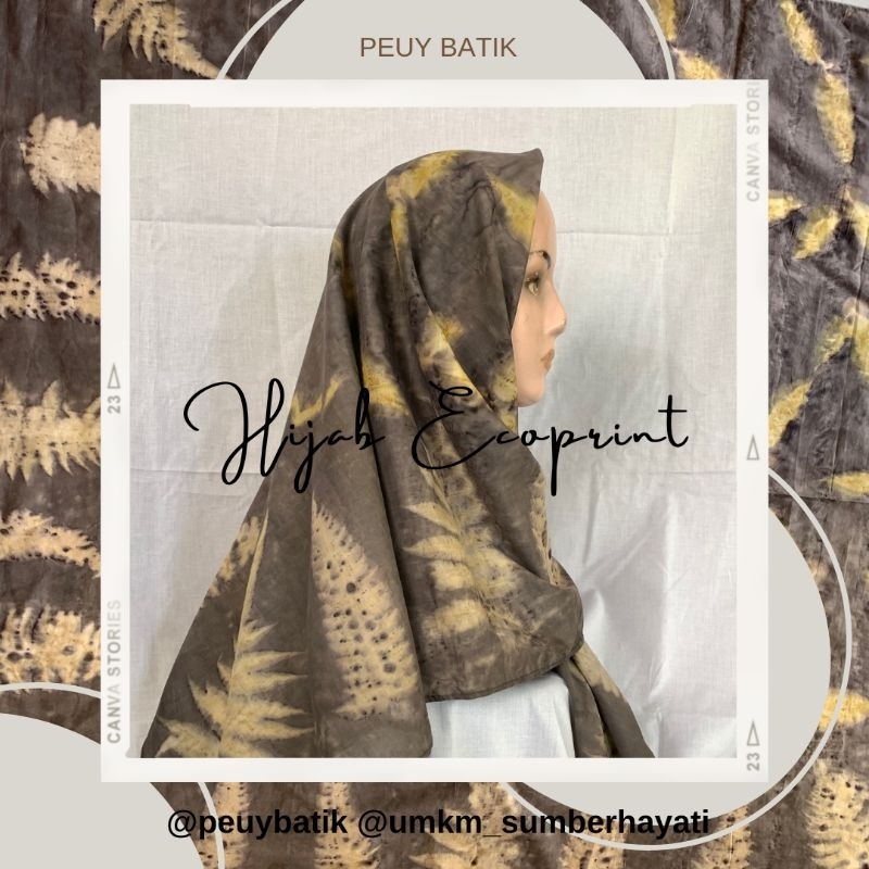 hijab ecoprint