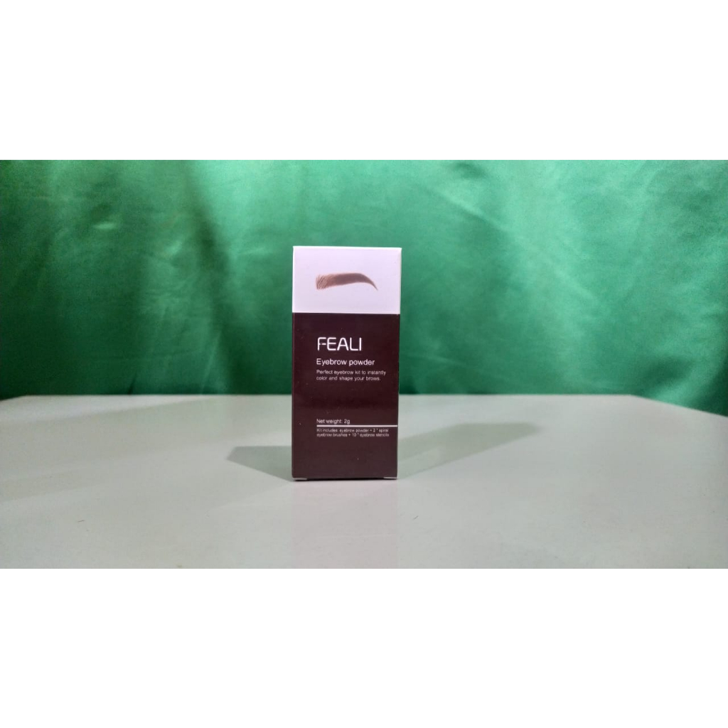 [BPOM] FEALI Eyebrow Powder Cetakan Alis Original Shaping Eyebrow Stamp Alis Stempel Alis Instan Hai
