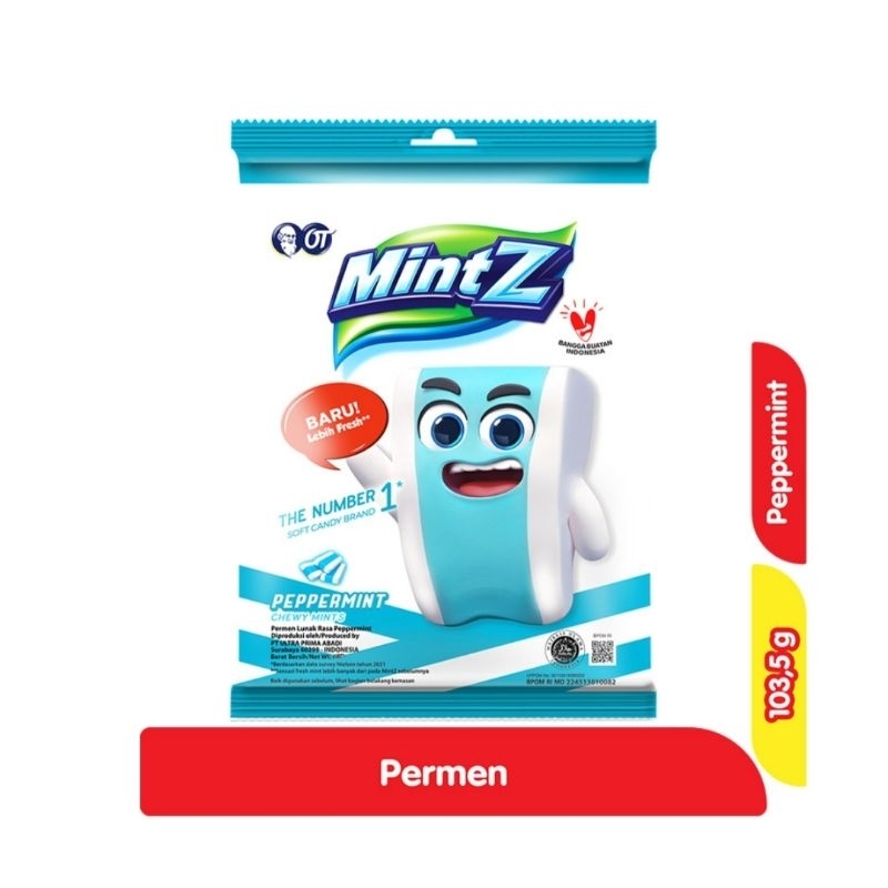 

Mintz Permen Chewy Peppermint 103,5 gr