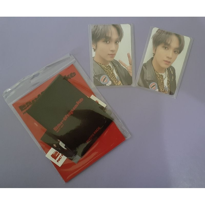 Photocard Haechan NCT 127 - Haechan Photo Luggage Sticker SET Earthquake Ver