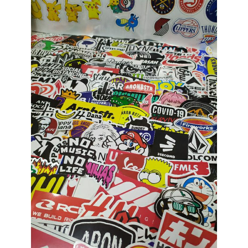 

UKURAN BESAR STANDAR ASLI Stiker Brand Isi 15pcs Stiker Graftac Anti Air Tumblr