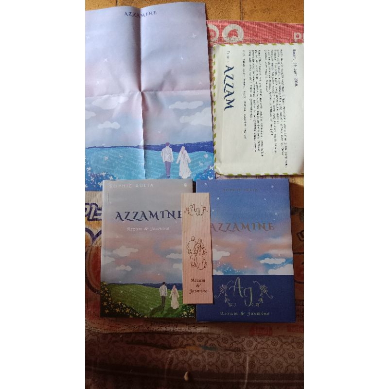 [preloved] novel azzamine hard cover.