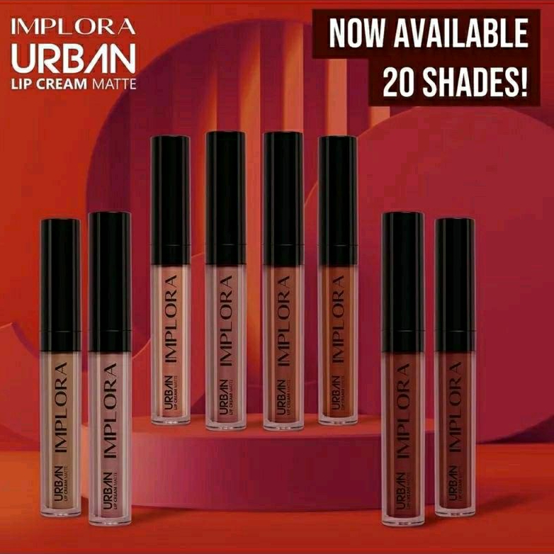 IMPLORA Urban Lip Cream Matte-20Warna