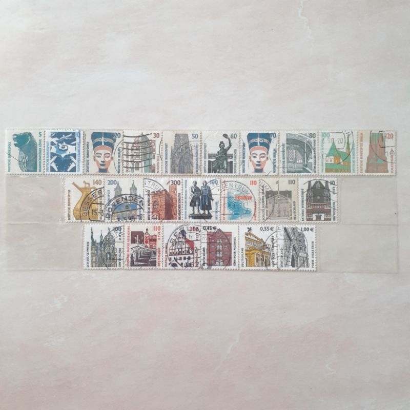 

Perangko Jerman Sight Tahun 1987-2022 set 23pcs
