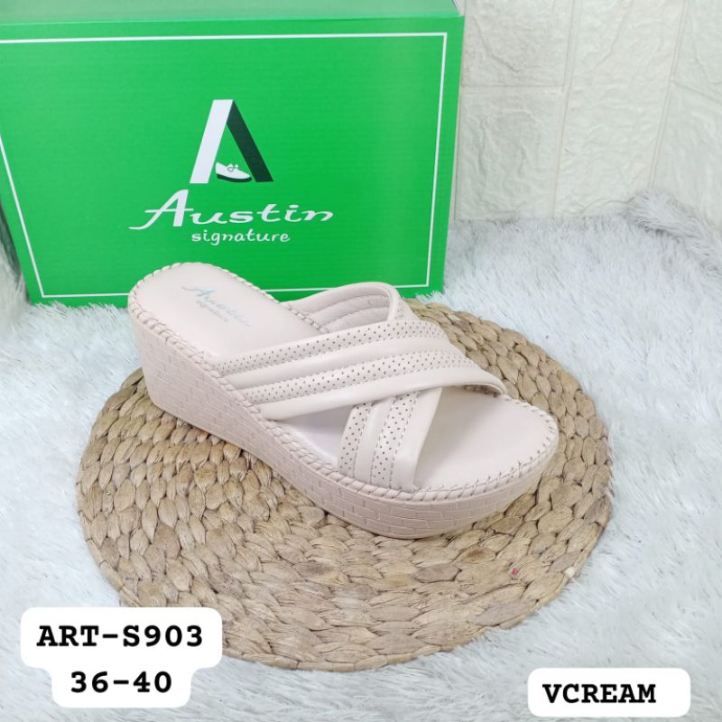 sandal wedges wanita Austin S903