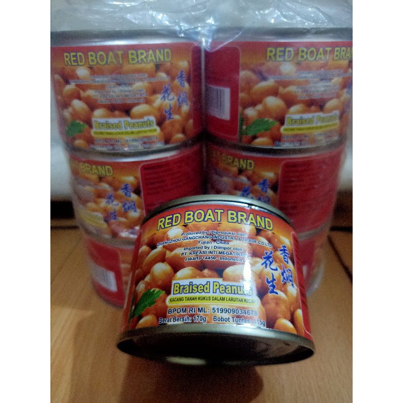 

kacang tanah kukus dalam larutan kecap red boat 170g