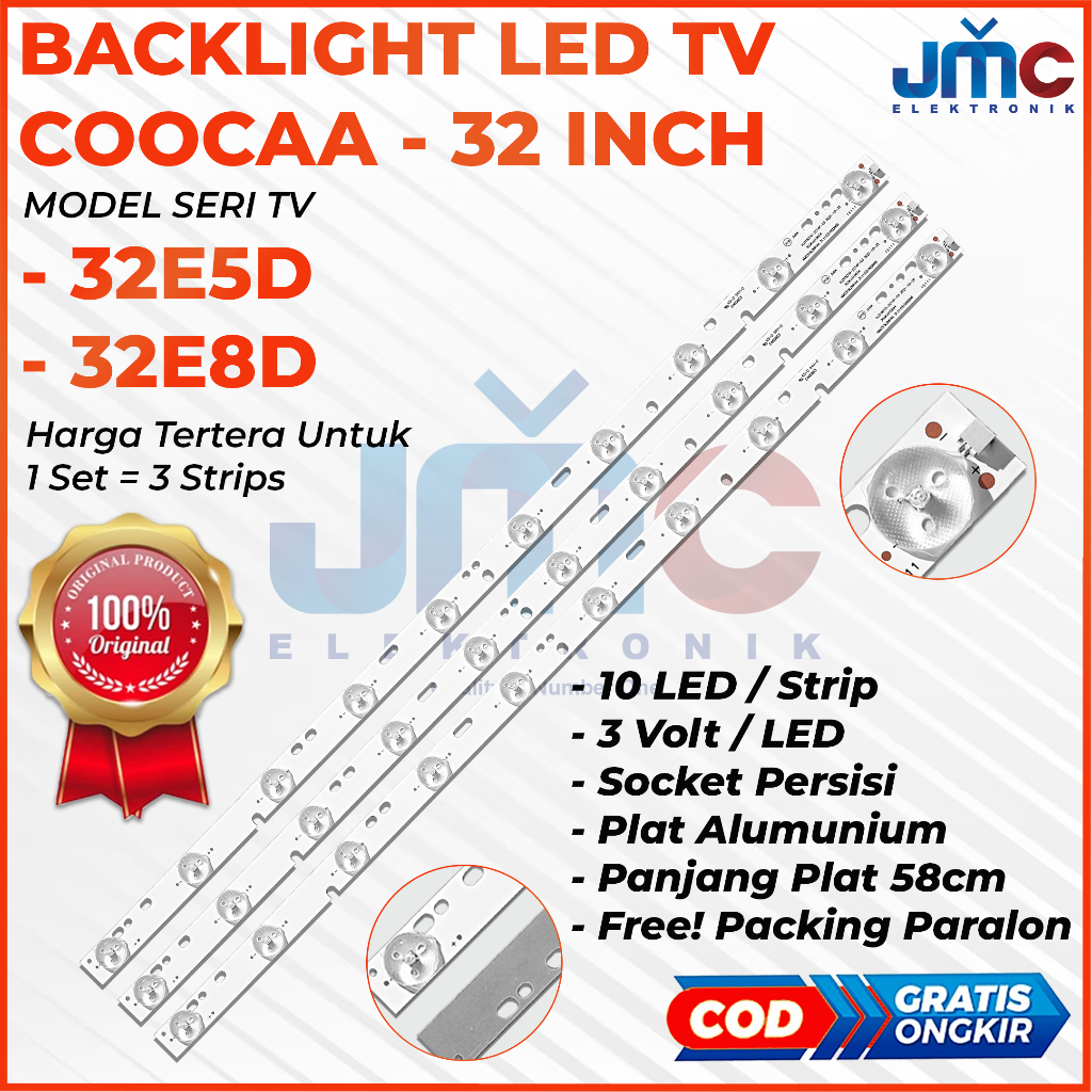 Backlight TV COOCAA 32 Inch 32E8D 32E5D