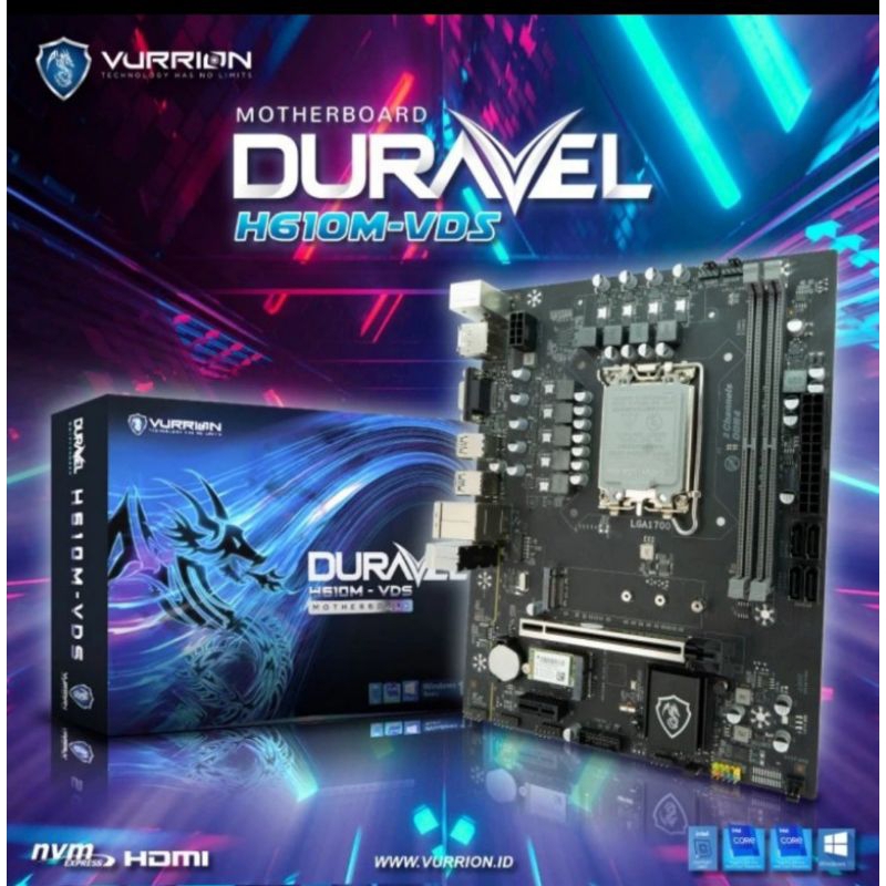 MOTHERBOARD VURRION H610M-VDS LGA 1700