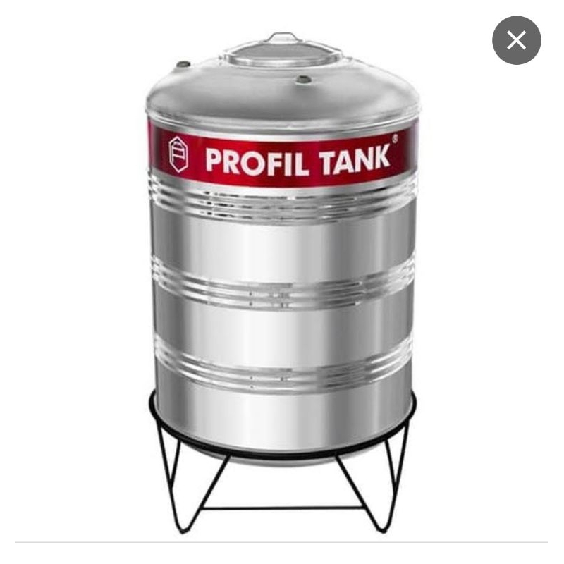 toren air tandon air stenlees ukuran 1500 liter profil tank