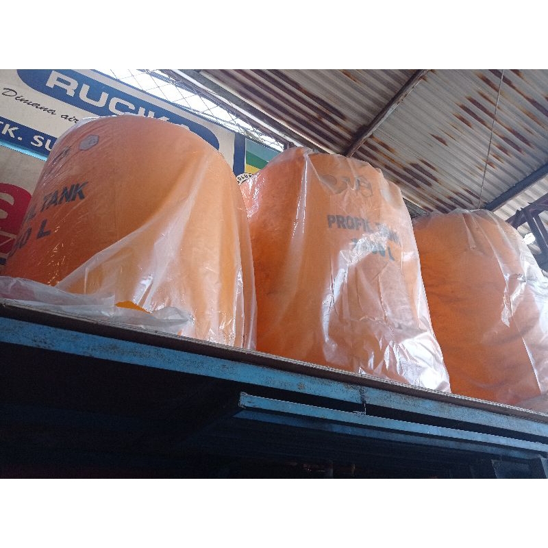 toren tandon tempat penampungan tangki air ukuran 1100 liter profile tank