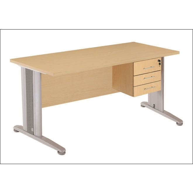 Meja Kerja Meja Kantor INDACHI TITANIUM Molek Furniture