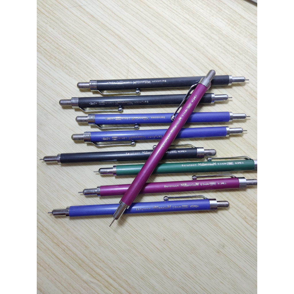 

Obral Sale Barunson Mechanic Pencil Korea Millennium 0.5mm