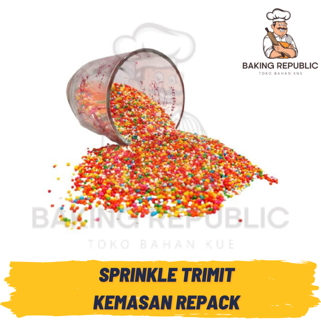 

SPRINKLE RAINBOW TRIMIT | 250 GRAM | SPRIKLE TABURAN RAINBOW | HIASAN TRIMIT