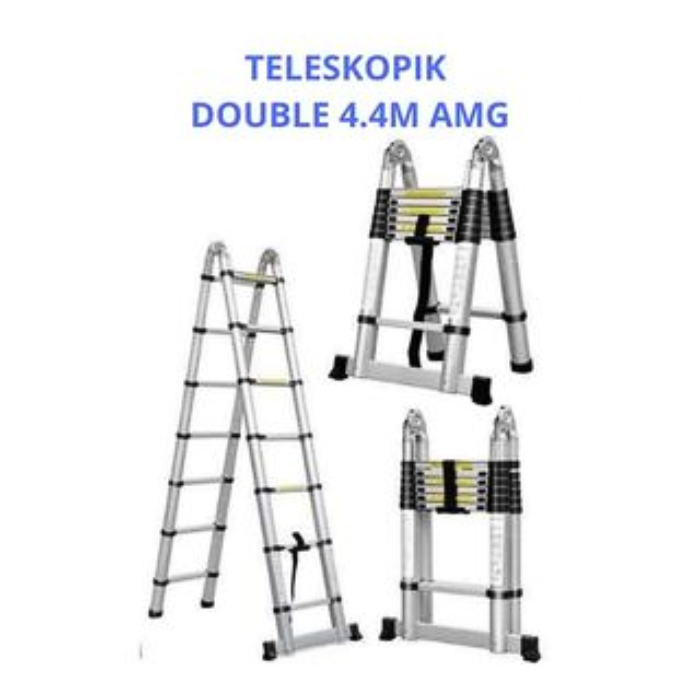 TANGGA TELESKOPIK DOUBLE 4.4M AMG