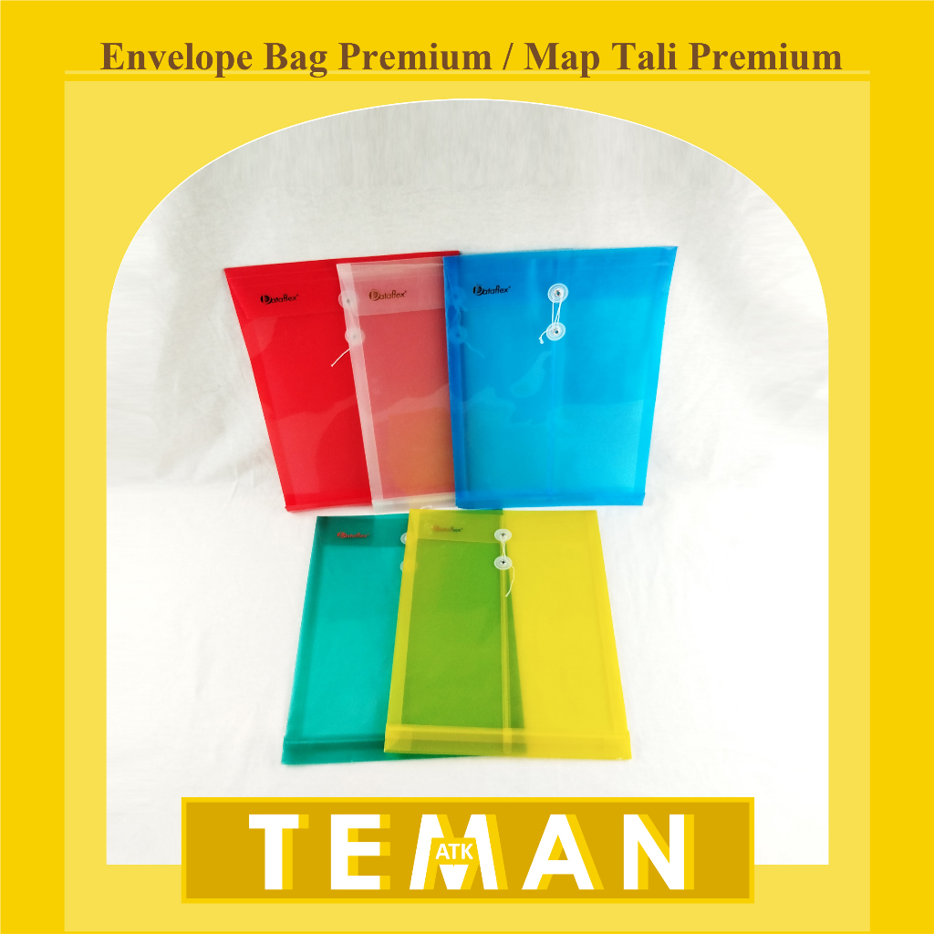 

Envelope Bag / Map Tali Spine Premium Dataflex FOLIO - isi 12pcs (DF-7221)