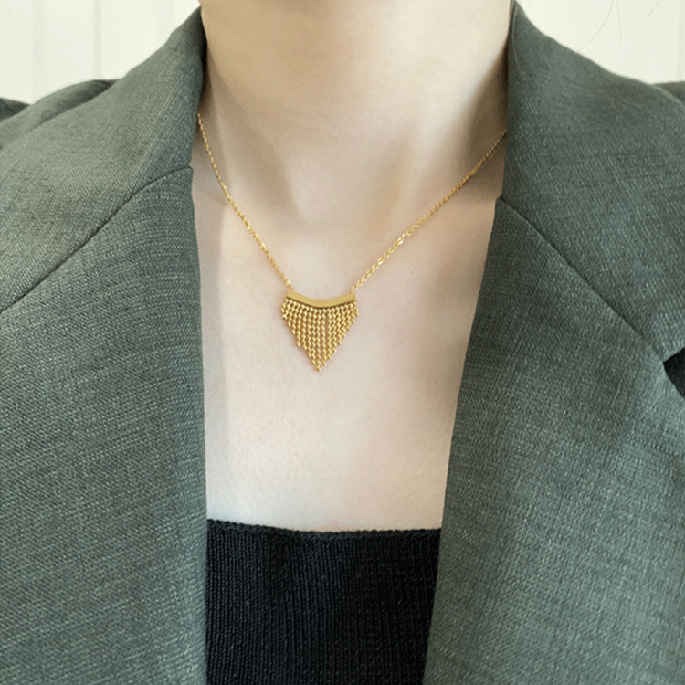 Kalung TITANIUM Viral Laris Manis Tren,Motif Style Korea Anti Karat Anti Luntur (COD)