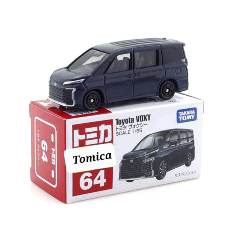 TOMICA TOYOTA VOXY BLACK #64 TAKARA TOMY DIECAST MOBIL MPV SUV FAMILY CAR KADO MAINAN ANAK DIECASTER