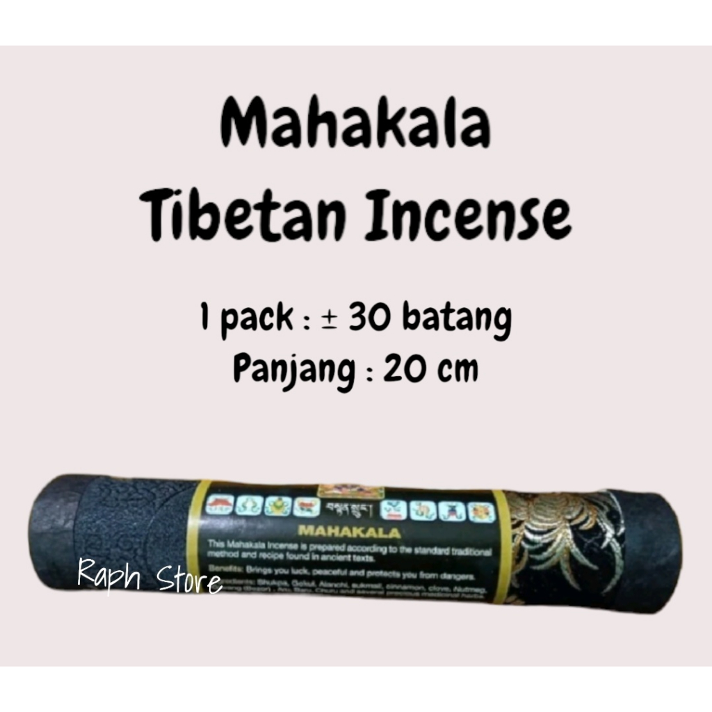 Dupa Hio Tibet Tibetan Tantra Vajrayana Mahakala Hitam