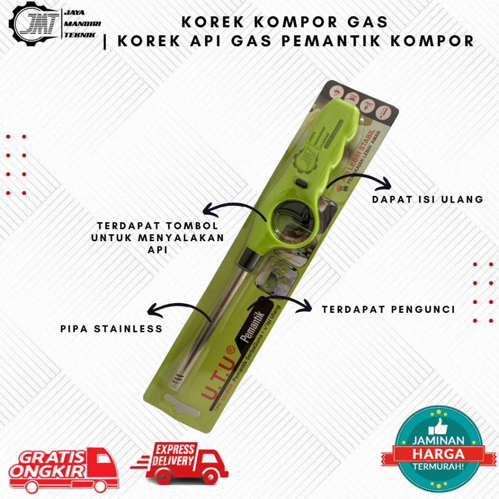 Korek kompor Gas | Korek Api Gas Pemantik Kompor | Gas Lighter