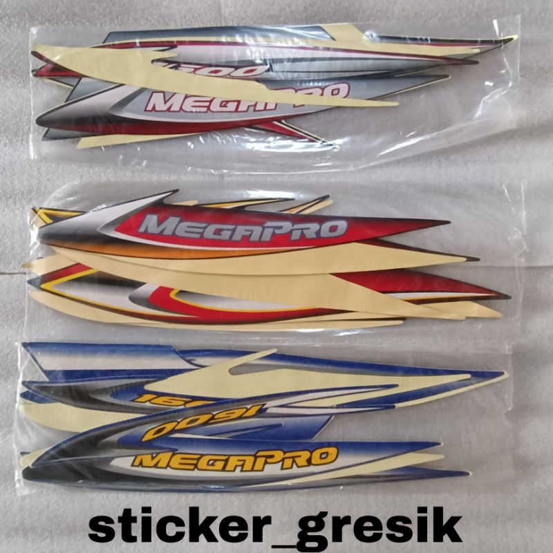 striping sticker Lis Megapro hiu 2005