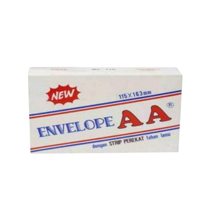 

AMPLOP ENVELOPE AA 115mm x 163mm (100 lembar)