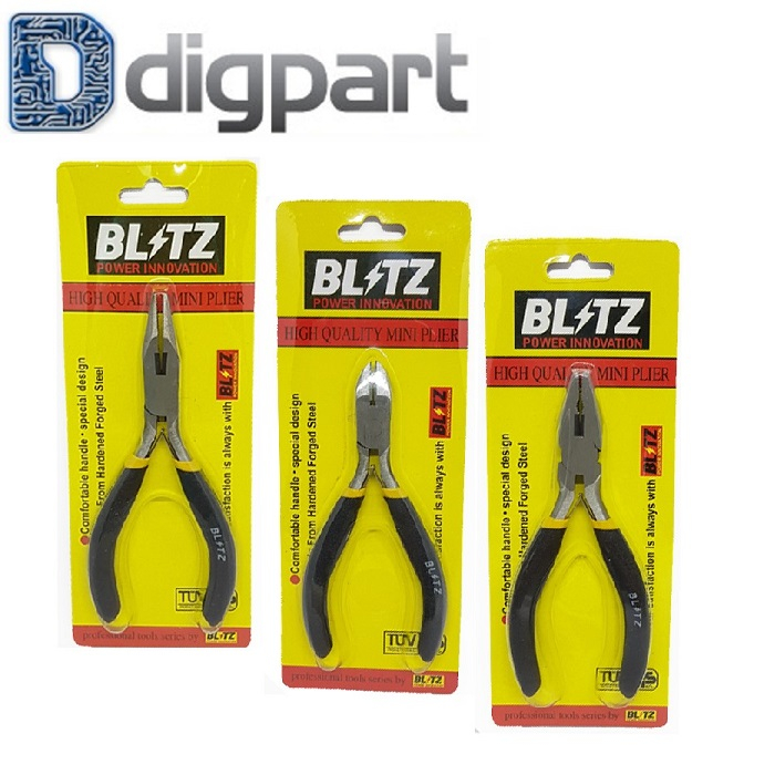 Tang Mini BLITZ 4.5 Inch Tang Potong Kombinasi Lancip