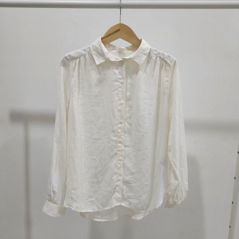 H&M OVERSIZE SHIRT KEMEJA WANITA ORIGINAL