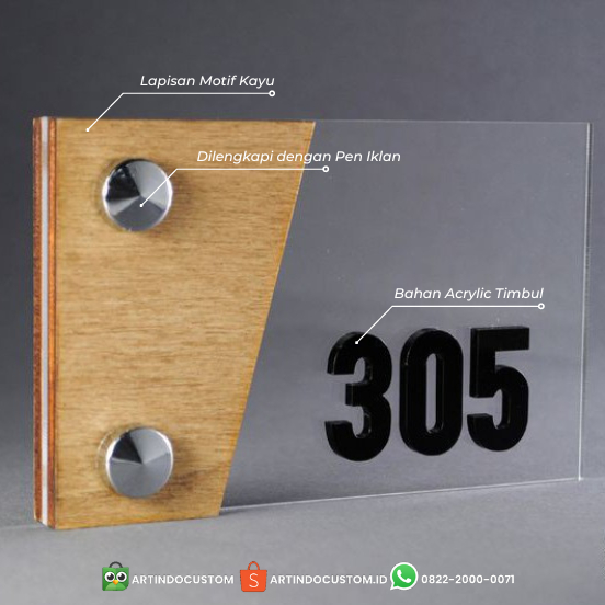 NO RUMAH UNIK CUSTOM HIASAN DINDING AESTHETIC MINIMALIS