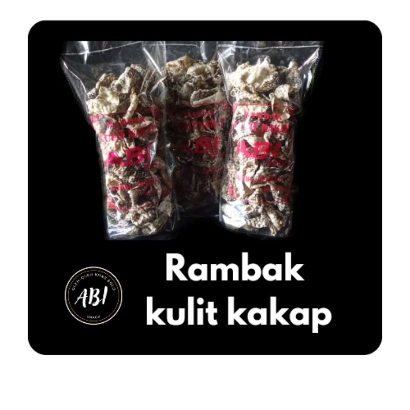 

Keripik kulit ikan kakap/100-200gr/gurih-renyah