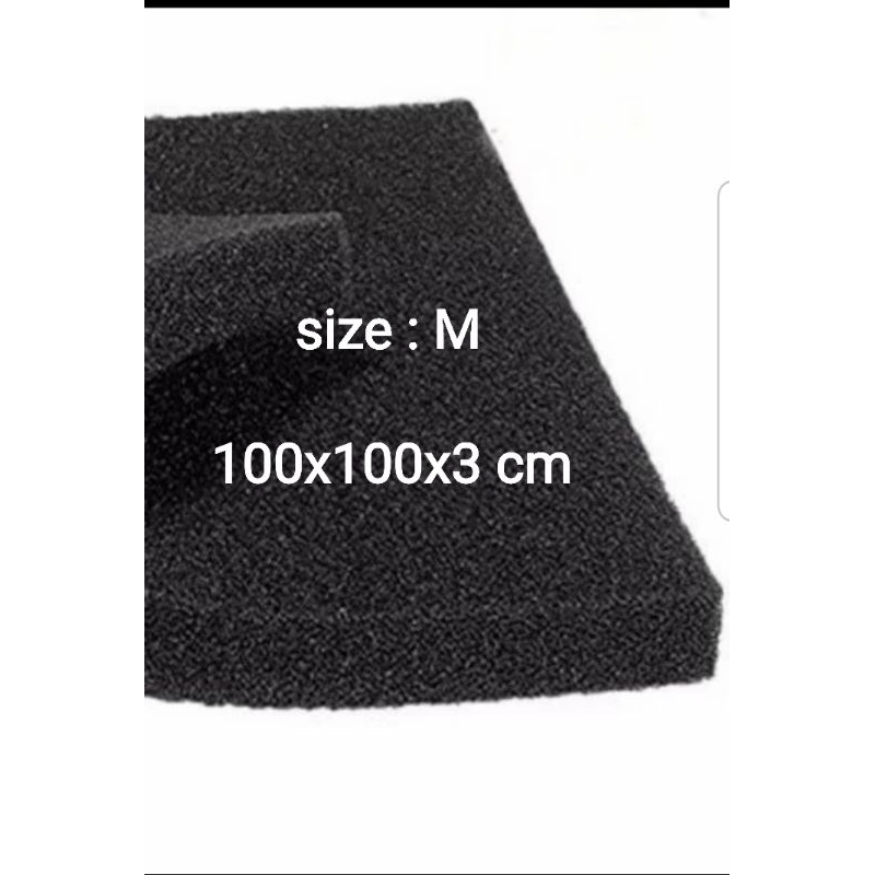 Biofom media filter Aquarium 100x100x3 cm  Size M