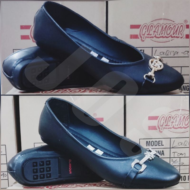 Sepatu Flat Wanita Import/ Sepatu Kerja GLAMOUR NADYA Original