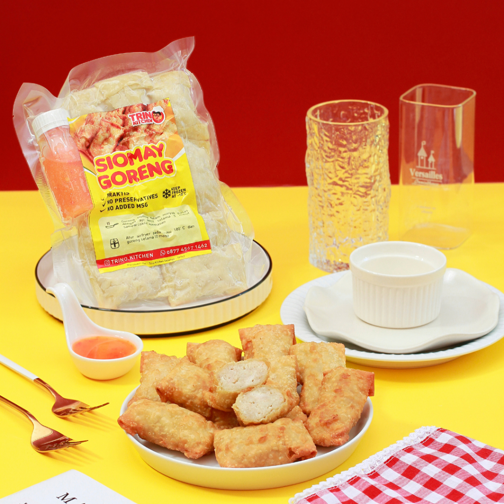 

Trino Kitchen - Siomay Goreng Ayam Udang Frozen - dengan Saus Sambal