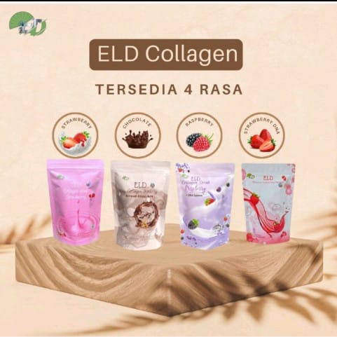 

ELD COLLAGEN DRINK 55GR DAN 60GR ORIGINAL ALMOND CHOCOLATE RASPBERRY DAN STRAWBERRY DNA SALMON MINUMAN