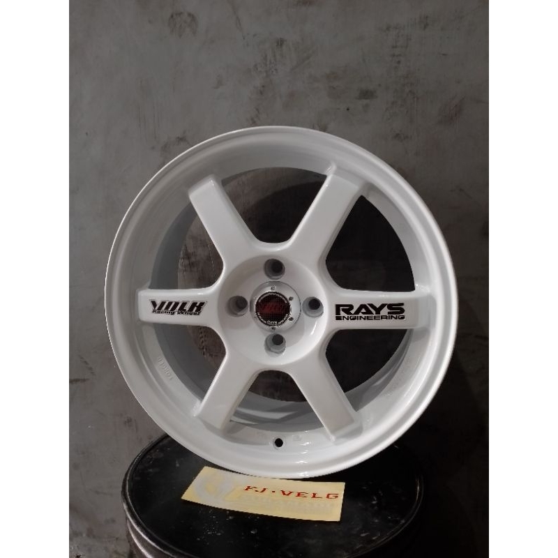 VELG TE37 R16 PCD 4X100 BRIO AGYA JEZZ DLL