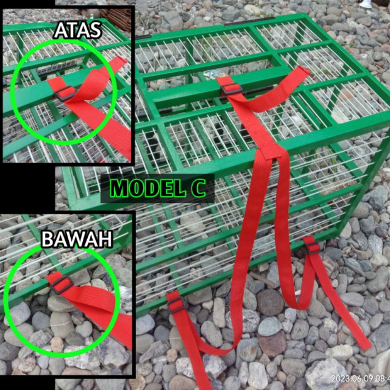 Grosir Tali Gendong DONDANG MERPATI /Tali Ransel Sangkar/Sangkrip/Sabuk Dondang/Ransel Dondang