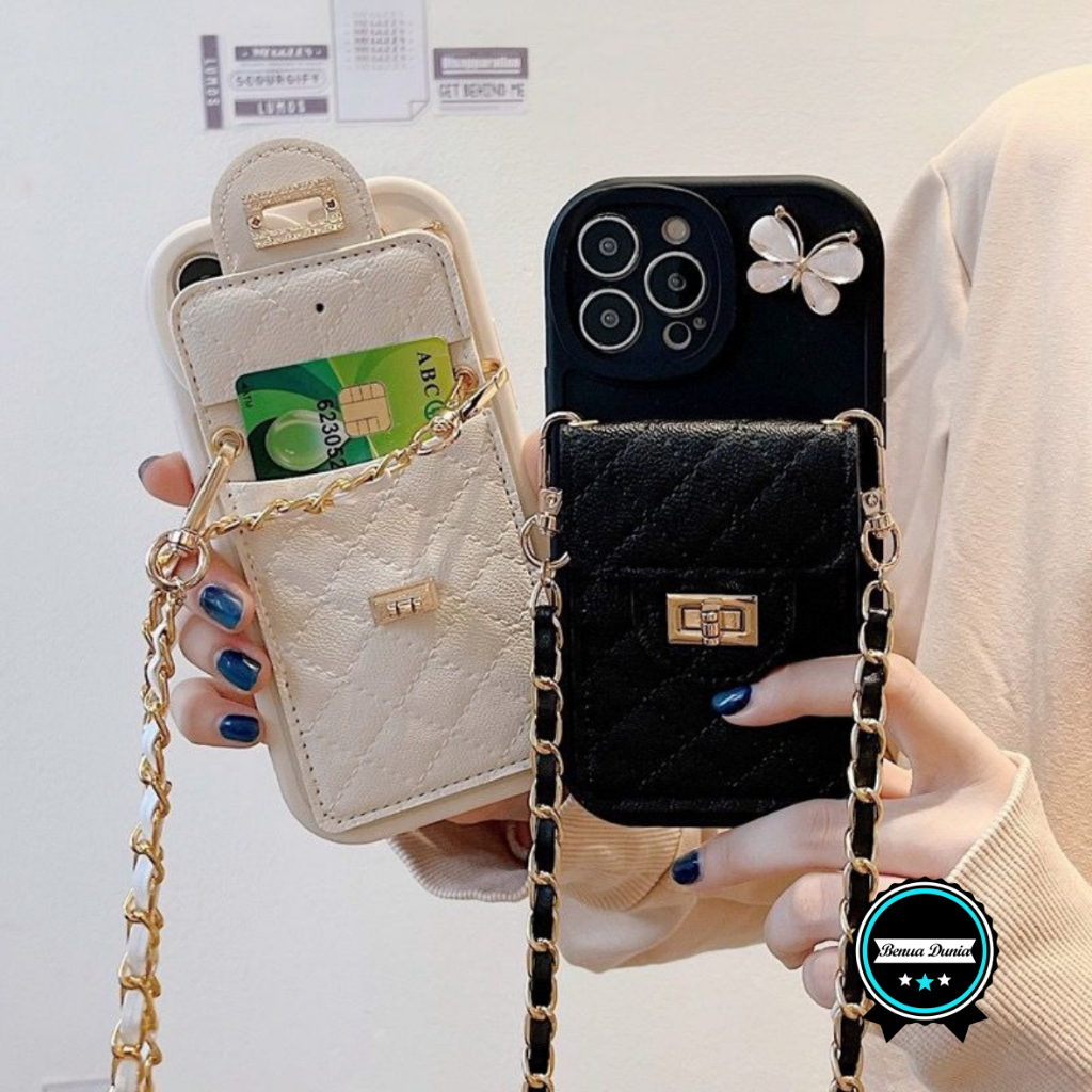 GC30 SOFTCASE SILIKON TALI DOMPET CASING RANTAI 1M FOR VIVO y19s Y17S V27E S16E Y35 Y36 Y51 Y53S Y53