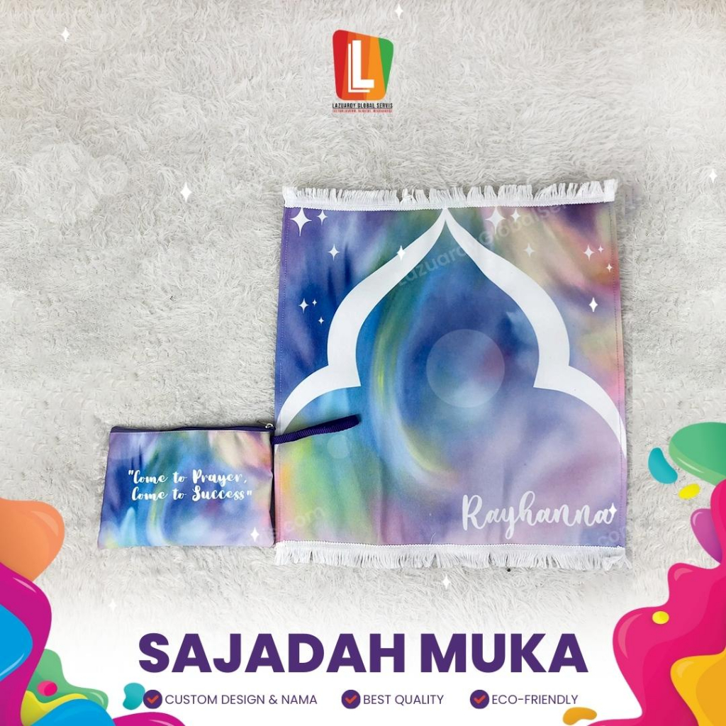 Sajadah Muka Custom / Sajadah Muka Travel Custom