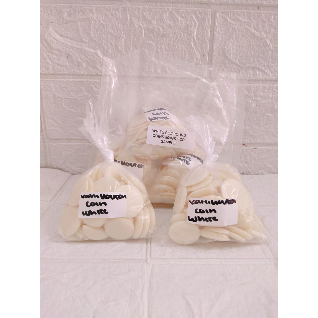 

Van Houten coin white repack 100gr dan 250gr